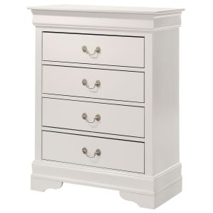 Louis Phillipe Chest, White
