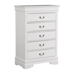 Louis Phillipe Chest, White