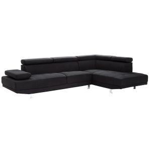 Riveredge Sectional, Black