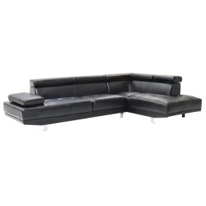 Riveredge Sectional  , Black