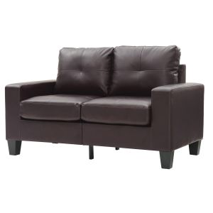 Newbury Loveseat, Dark Brown