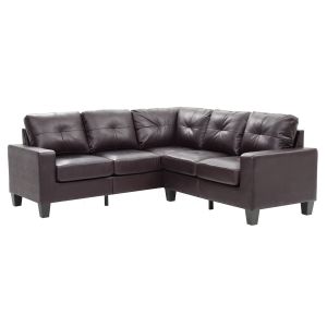 Newbury Sectional , Dark Brown