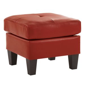Newbury Ottoman, Red