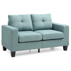 Newbury Loveseat, Teal