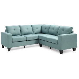 Newbury Sectional , Teal