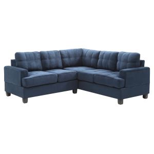 Sandridge Sectional, Navy Blue