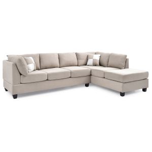 Malone Sectional, Vanilla