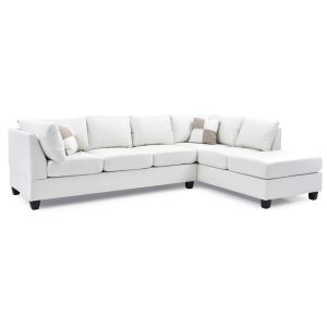 Malone Sectional, White