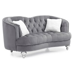 Jewel Loveseat, Gray