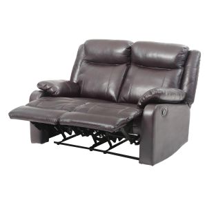 Ward Reclining Loveseat, Dark Brown