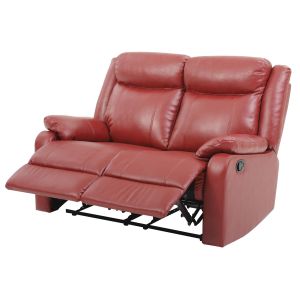 Ward Reclining Loveseat, Red