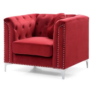 Pompano Chair, Burgundy