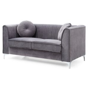 Delray Loveseat, Gray