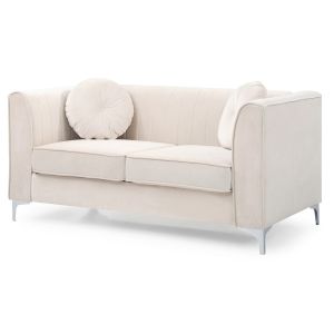 Delray Loveseat, Ivory