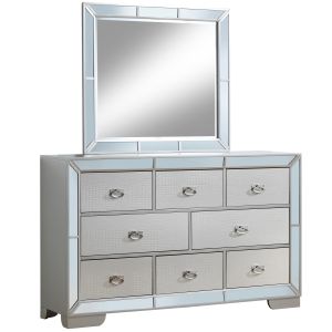 Hollywood Hills Dresser, Silver Champagne