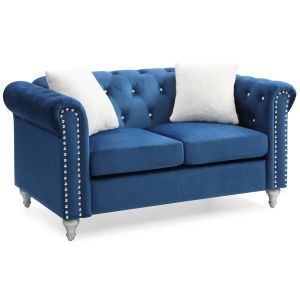 Raisa Loveseat, Navy Blue