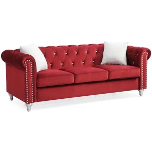 Raisa Sofa, Burgundy