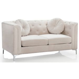 Pompano Loveseat, Ivory